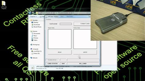 nfc reader writer windows|rfid writer software free download.